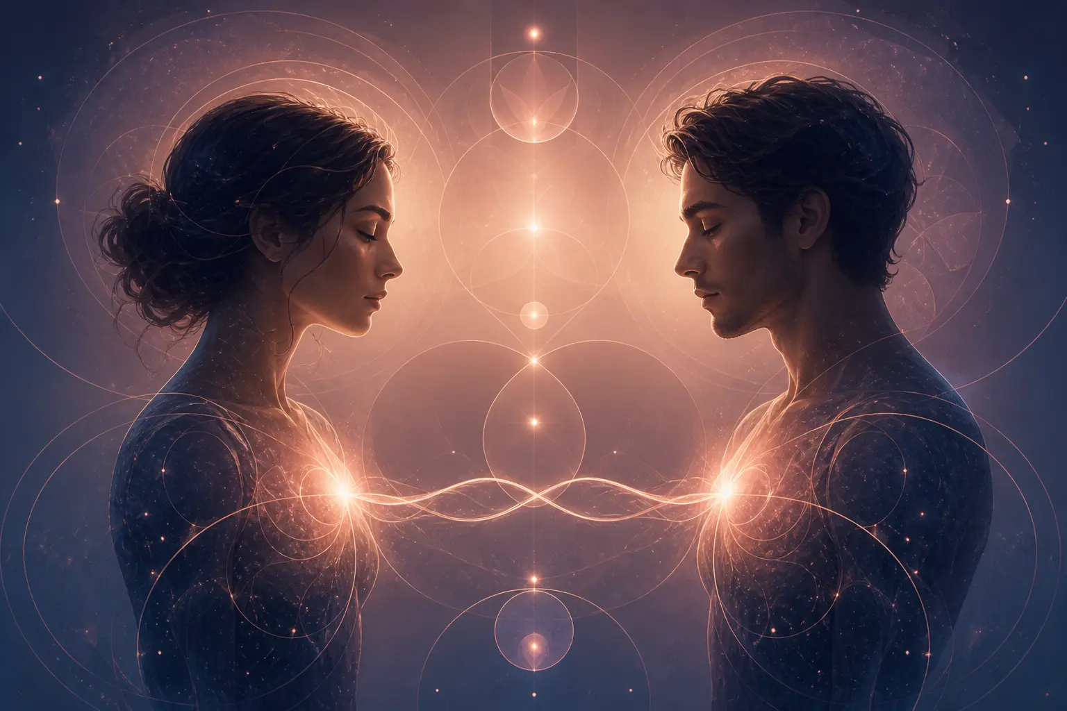 spiritual illustration of 1221 and relationship balance