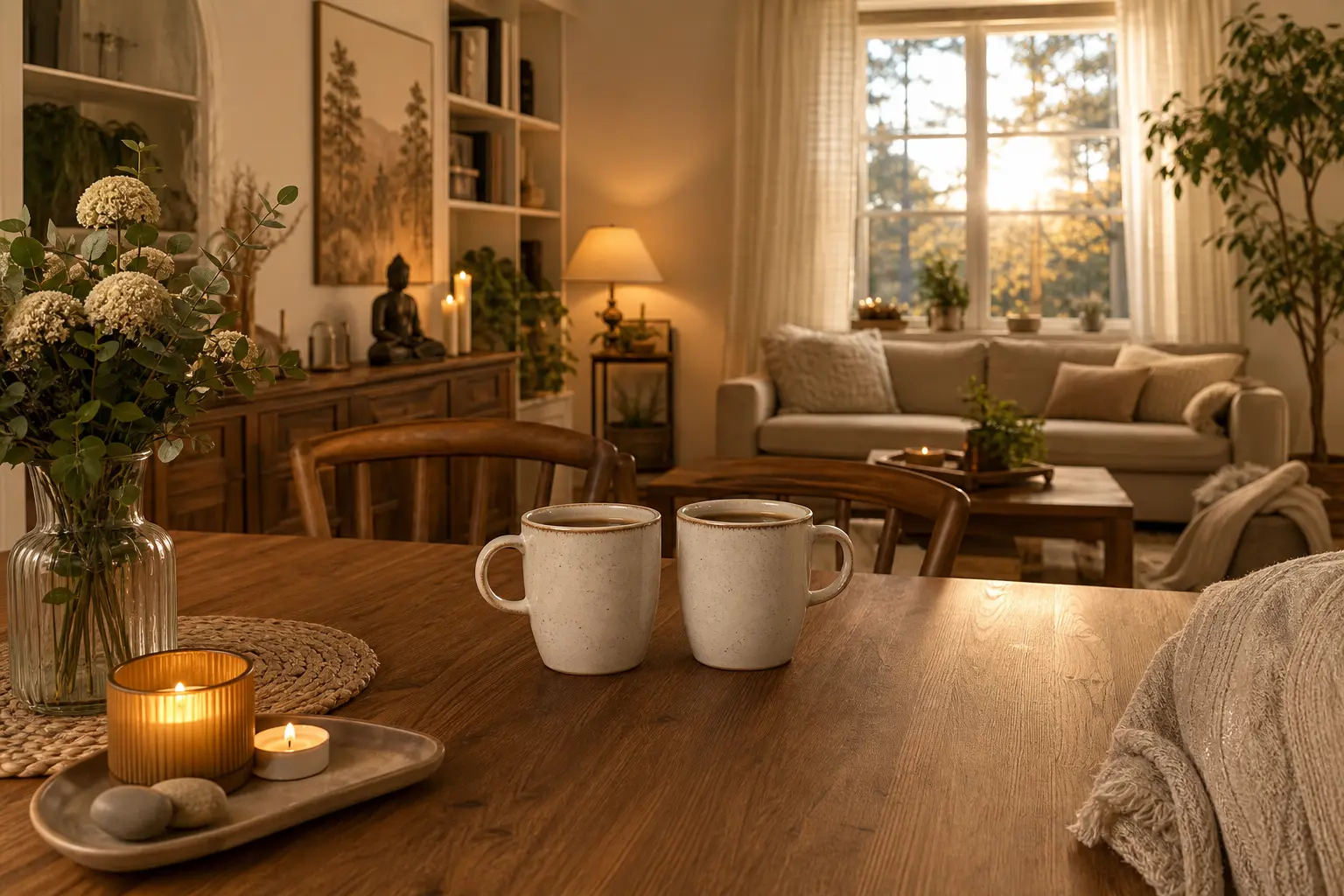 House number 4 love and relationship energy in a calm, dependable home setting
