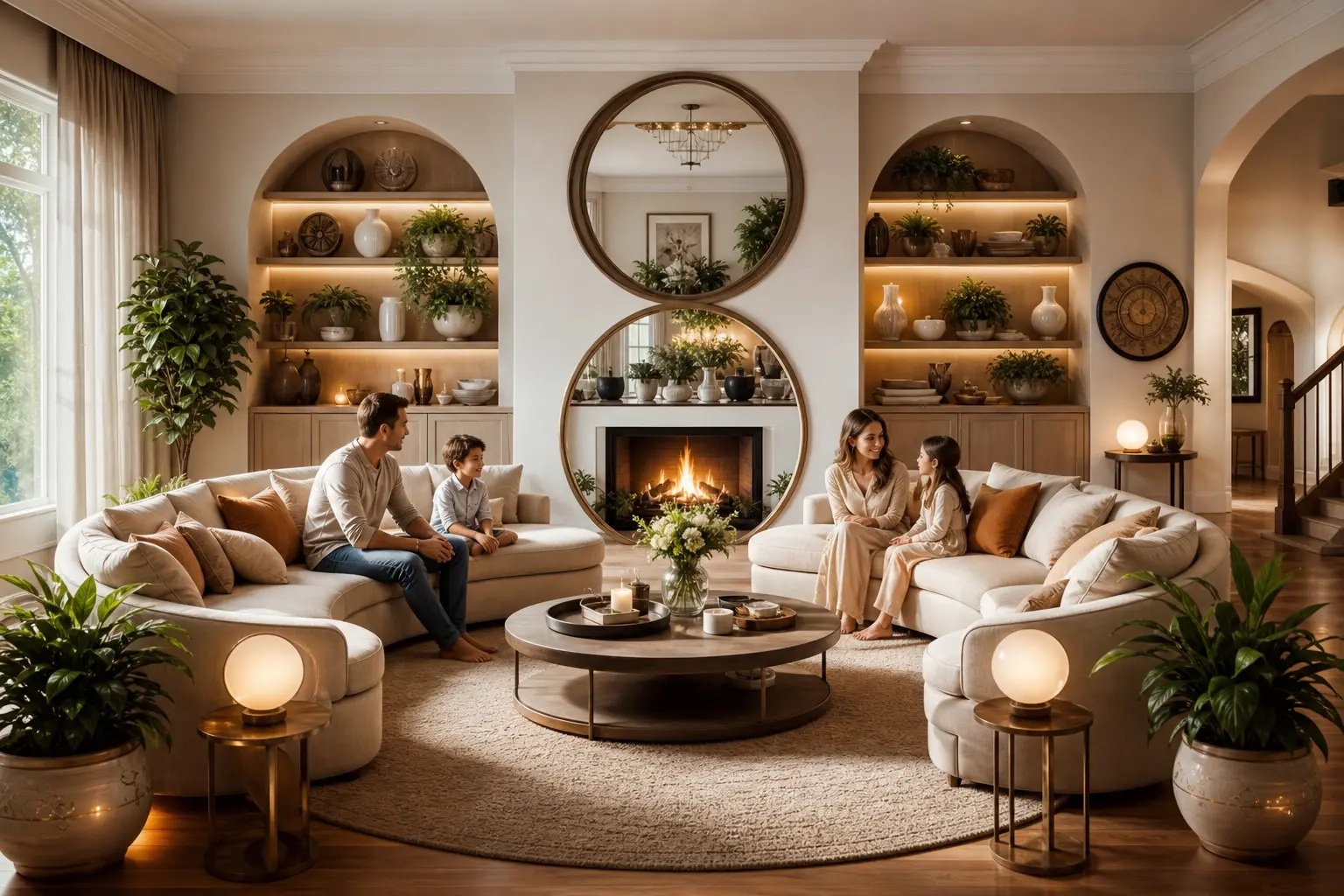House number 8 family and daily home energy shown through structure, warmth, and calm routines