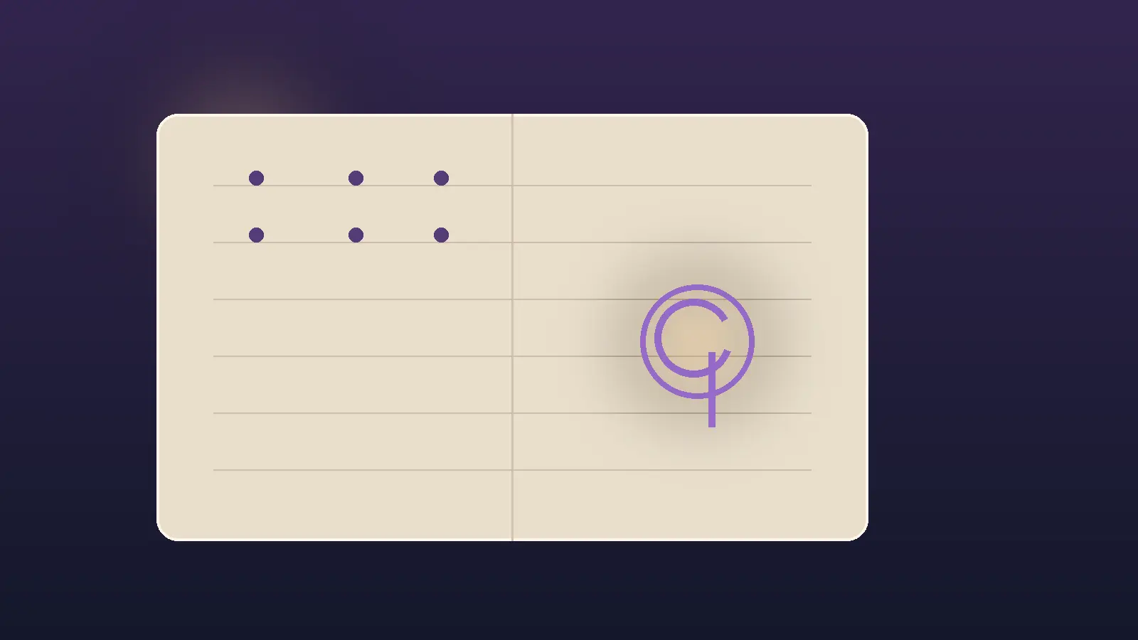 Numerology notebook scene illustrating how a birth date reduces to Life Path 9.